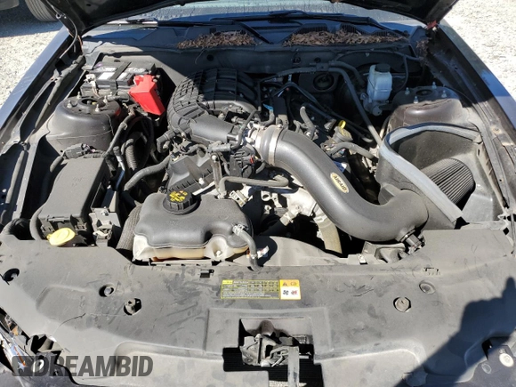 2012 Ford Mustang V6 Premium with VIN 1ZVBP8AM5C5224048, listed as a Copart auction lot 53483965 with 54,510 mi miles and Salvage Title. Bid and sale history available at carsss.com. Image 12.