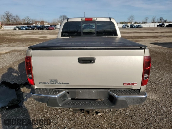 2007 GMC Canyon SLE2 with VIN 1GTDT13E378165526, listed as a Copart auction lot 80669134 with 148,984 mi miles and Salvage Title. Bid and sale history available at carsss.com. Image 6.