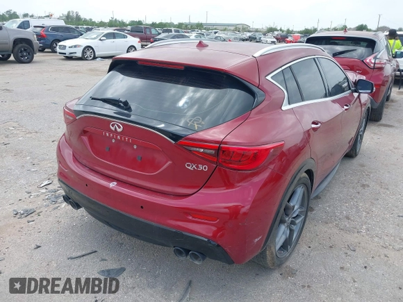 2017 Infiniti QX30 with VIN SJKCH5CP7HA022219, listed as a IAAI auction lot 41953315 with Not provided miles and . Bid and sale history available at DreamBid. Image 4.