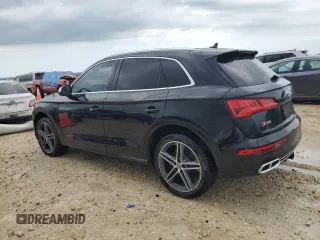 2018 Audi SQ5 Premium Plus z VIN WA1A4AFY8J2123606, wystawiony jako Copart lot #55566815 z przebiegiem 105 113 mil mil oraz Szkoda całkowita • Salvage title. Historia ofert i sprzedaży dostępna na DreamBid. Obrazek 2.