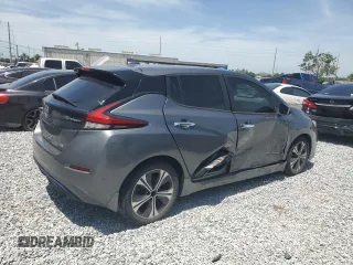 2018 Nissan LEAF S with VIN 1N4AZ1CP2JC301612, listed as a Copart auction lot 52483345 with 99,276 mi miles and Non Repairable. Bid and sale history available at DreamBid. Image 3.