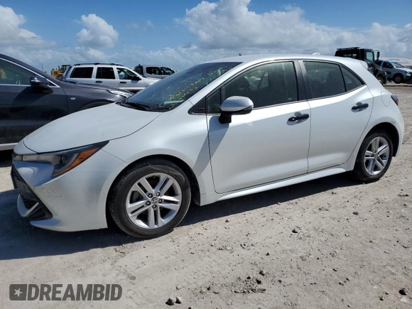 2022 Toyota Corolla Hatchback SE with VIN JTND4MBE1N3159083, listed as a Copart auction lot 77389054 with 0 mi miles and Non Repairable. Bid and sale history available at carsss.com. Image 1.