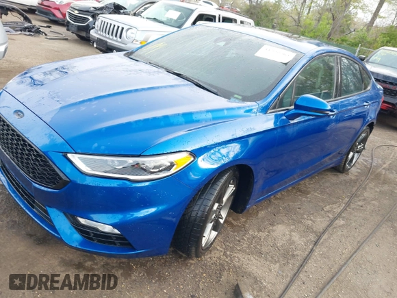 2017 Ford Fusion Sport with VIN 3FA6P0VP3HR256856, listed as a IAAI auction lot 41998564 with 106,932 mi miles. Bid and sale history available at carsss.com. Image 18.