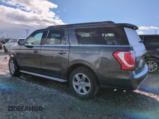 2021 Ford Expedition Max XLT with VIN 1FMJK1JT7MEA37984, listed as a Copart auction lot 43657695 with 38,259 mi miles and Salvage Title. Bid and sale history available at DreamBid. Image 2.