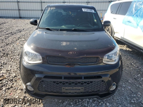 2016 Kia Soul + with VIN KNDJP3A56G7362735, listed as a Copart auction lot 51347265 with 74,705 mi miles and Salvage Title. Bid and sale history available at carsss.com. Image 5.
