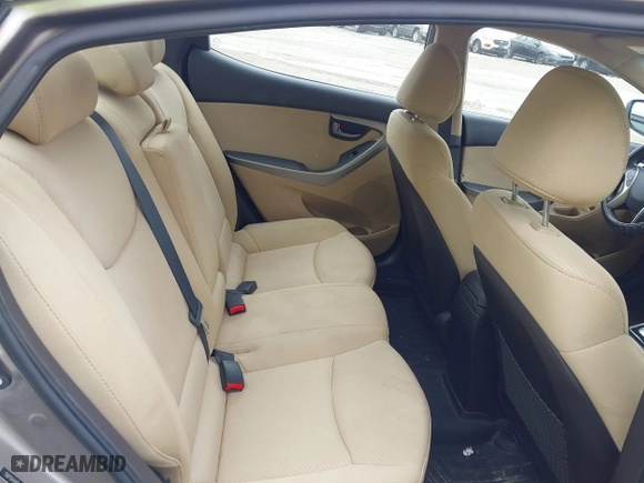 2012 Hyundai Elantra GLS with VIN 5NPDH4AEXCH095704, listed as a IAAI auction lot 42093583 with 99,154 mi miles. Bid and sale history available at carsss.com. Image 8.