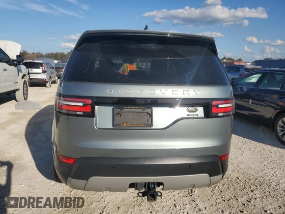 2017 Land Rover Discovery HSE Luxury with VIN SALRHBBV1HA040526, listed as a Copart auction lot 75683824 with 55,666 mi miles and Non Repairable. Bid and sale history available at carsss.com. Image 6.