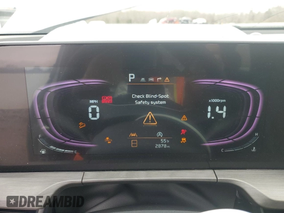 2024 Kia Telluride EX X-Line z VIN 5XYP3DGC9RG564041, wystawiony jako Copart lot #52851745 z przebiegiem 2 878 mil mil oraz Szkoda całkowita • Salvage title. Historia ofert i sprzedaży dostępna na DreamBid. Obrazek 9.