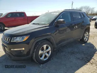 2018 Jeep Compass Altitude with VIN 3C4NJDBB4JT284021, listed as a Copart auction lot 48971345 with 87,559 mi miles and Salvage Title. Bid and sale history available at carsss.com. Image 1.