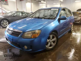 2008 Kia Spectra with VIN KNAFE162185017511, listed as a Copart auction lot 45582265 with 78,260 mi miles and Salvage Title. Bid and sale history available at carsss.com. Image 1.