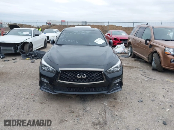 2021 Infiniti Q50 Signature Edition with VIN JN1EV7CP2MM706574, listed as a IAAI auction lot 41643762 with 33,868 mi miles and . Bid and sale history available at DreamBid. Image 12.