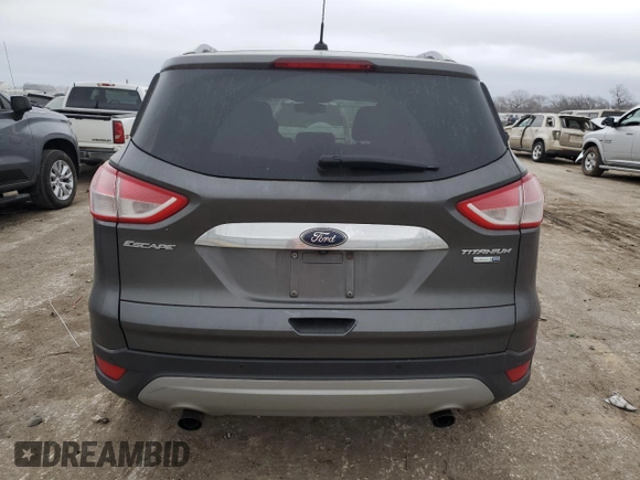 2016 Ford Escape Titanium with VIN 1FMCU9J93GUA62090, listed as a Copart auction lot 47458655 with Not Provided miles and Salvage Title. Bid and sale history available at DreamBid. Image 6.