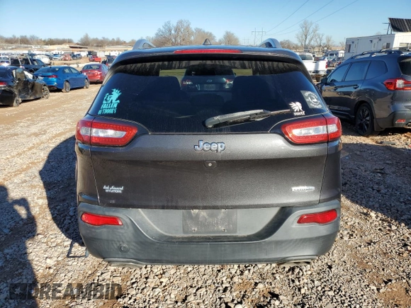 2016 Jeep Cherokee Latitude with VIN 1C4PJLCS6GW126591, listed as a Copart auction lot 85750654 with 106,428 mi miles and Salvage Title. Bid and sale history available at carsss.com. Image 6.