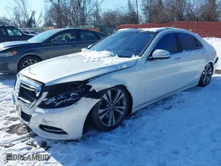 2016 Mercedes-Benz S-Class S 550 with VIN WDDUG8FB3GA217511, listed as a IAAI auction lot 41329788 with 112,210 mi miles. Bid and sale history available at carsss.com. Image 18.
