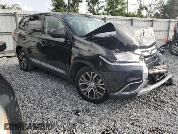 2018 Mitsubishi Outlander ES with VIN JA4AD2A34JZ006680, listed as a Copart auction lot 59897555 with 56,709 mi miles and Salvage title. Bid and sale history available at DreamBid. Image 4.