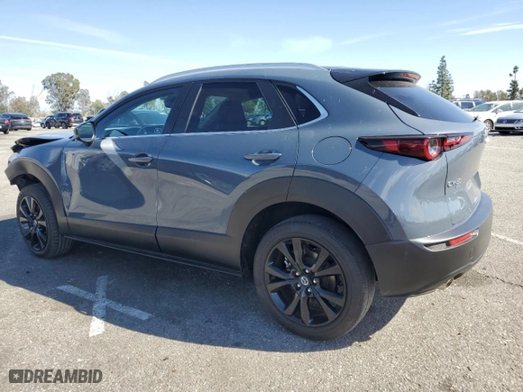 2022 Mazda CX-30 2.5 S Preferred Package with VIN 3MVDMBCL5NM421822, listed as a Copart auction lot 46178075 with 38,504 mi miles and Non Repairable. Bid and sale history available at carsss.com. Image 2.