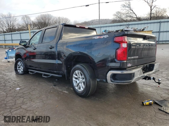 2022 Chevrolet Silverado 1500 LT with VIN 1GCUDDET1NZ500770, listed as a Copart auction lot 83409444 with 48,907 mi miles and Salvage Title. Bid and sale history available at DreamBid. Image 2.