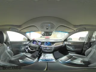 2018 Genesis G80 3.8L with VIN KMHGN4JE0JU256761, listed as a Copart auction lot 87769085 with 86,534 mi miles and Salvage Title. Bid and sale history available at carsss.com. Image 14.