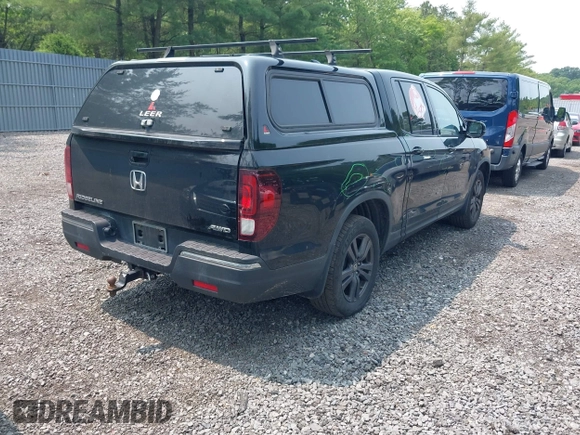 2019 Honda Ridgeline Sport z VIN 5FPYK3F19KB016885, wystawiony jako IAAI lot #42479857 z przebiegiem 168 752 mil mil oraz . Historia ofert i sprzedaży dostępna na DreamBid. Obrazek 4.