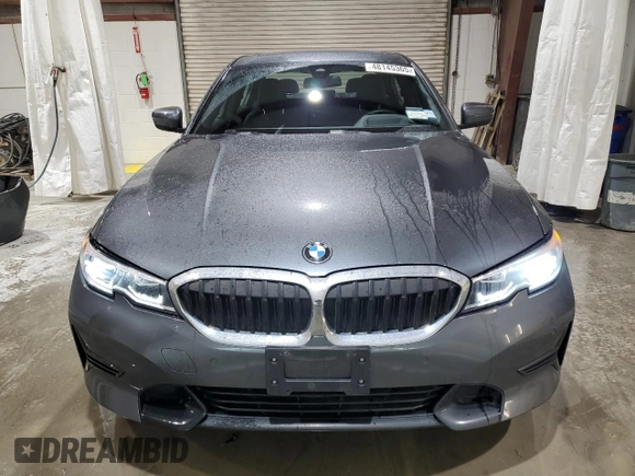 2021 BMW 3 Series 330i xDrive with VIN 3MW5R7J08M8C13628, listed as a Copart auction lot 48145365 with 48,457 mi miles and Salvage Title. Bid and sale history available at carsss.com. Image 5.