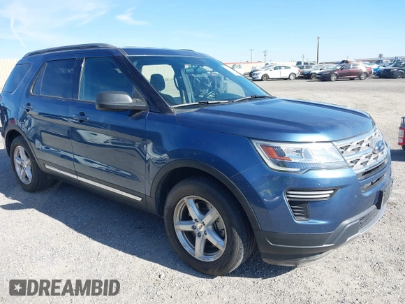 2018 Ford Explorer XLT z VIN 1FM5K7D80JGA32007, wystawiony jako IAAI lot #42505520 z przebiegiem 79 293 mil mil oraz . Historia ofert i sprzedaży dostępna na DreamBid. Obrazek 1.