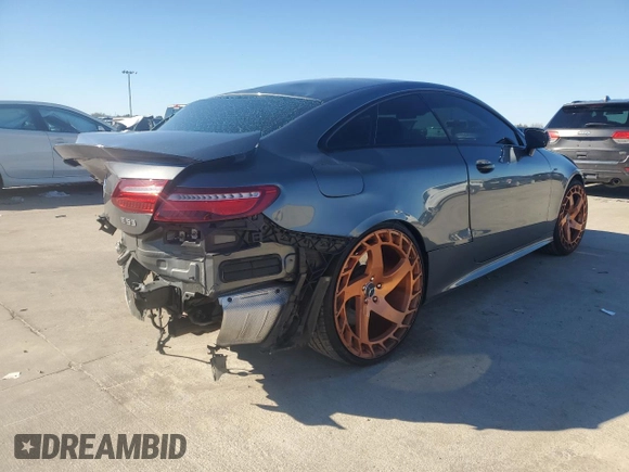 2019 Mercedes-Benz E-Class AMG E 53 with VIN WDD1J6BB2KF088591, listed as a Copart auction lot 83998664 with 0 mi miles and Salvage Title. Bid and sale history available at carsss.com. Image 3.
