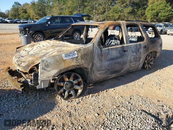 2013 GMC Yukon Denali with VIN 1GKS1EEF0DR308968, listed as a Copart auction lot 48947245 with 0 mi miles and Salvage Title. Bid and sale history available at carsss.com. Image 1.