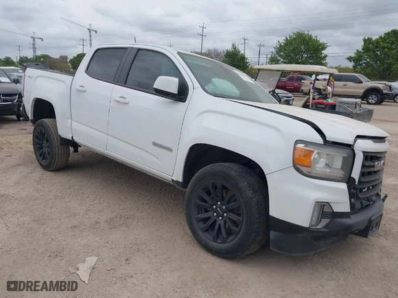 2022 GMC Canyon 4WD Elevation with VIN 1GTG6CEN8N1246041, listed as a IAAI auction lot 41894487 with 100,966 mi miles. Bid and sale history available at carsss.com. Image 1.