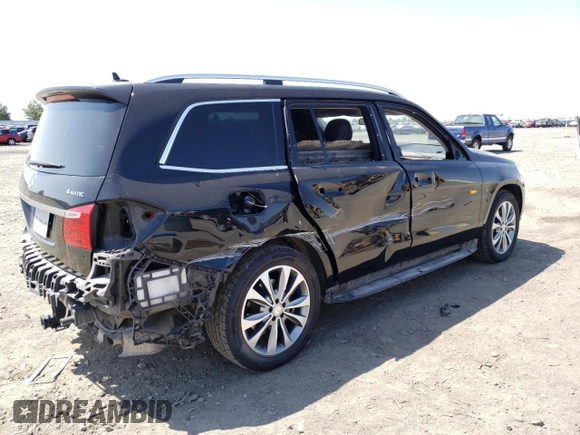 2015 Mercedes-Benz GL-Class GL 450 with VIN 4JGDF6EE7FA502753, listed as a Copart auction lot 54593083 with 136,804 mi miles. Bid and sale history available at carsss.com. Image 3.
