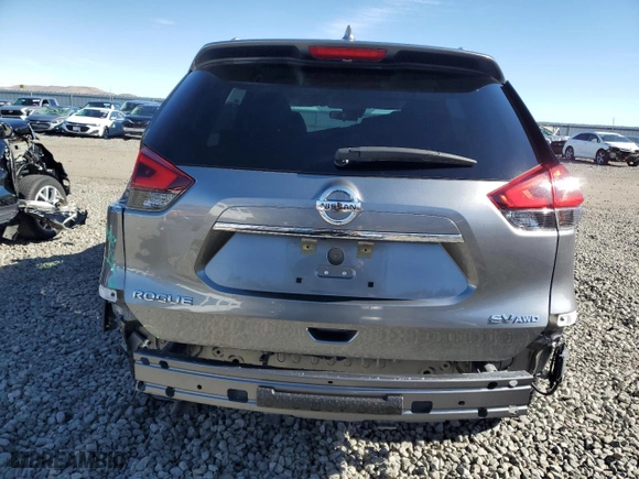 2019 Nissan Rogue SV with VIN KNMAT2MV2KP519414, listed as a Copart auction lot 43564395 with 79,056 mi miles and Salvage Title. Bid and sale history available at carsss.com. Image 6.