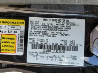 2020 Ford Fusion SE z VIN 3FA6P0LUXLR254247, wystawiony jako Copart lot #60658095 z przebiegiem 76 413 mil mil oraz Szkoda całkowita • Salvage title. Historia ofert i sprzedaży dostępna na DreamBid. Obrazek 13.