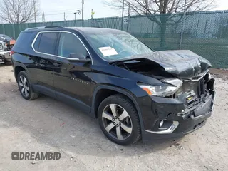 2018 Chevrolet Traverse LT z VIN 1GNEVHKWXJJ284585, wystawiony jako IAAI lot #41688542 z przebiegiem 59 234 mil mil oraz . Historia ofert i sprzedaży dostępna na DreamBid. Obrazek 1.