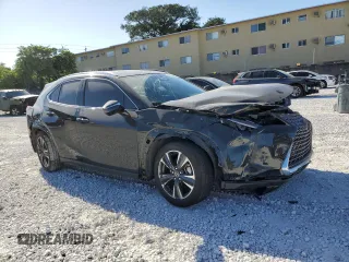 2025 Lexus UX z VIN JTHYBJAH6S2007225, wystawiony jako Copart lot #49593555 z przebiegiem 6963 mil mil oraz Nie do naprawy. Historia ofert i sprzedaży dostępna na DreamBid. Obrazek 4.