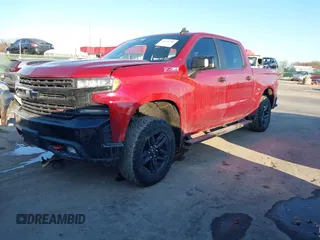 2021 Chevrolet Silverado 1500 LT Trail Boss with VIN 1GCPYFEL7MZ289974, listed as a IAAI auction lot 41415786 with 58,077 mi miles and . Bid and sale history available at DreamBid. Image 18.