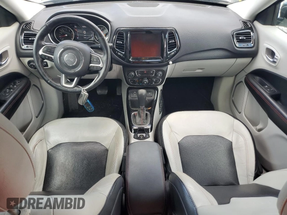 2018 Jeep Compass Limited with VIN 3C4NJCCB1JT488736, listed as a Copart auction lot 51573935 with 69,498 mi miles and Salvage Title. Bid and sale history available at carsss.com. Image 8.
