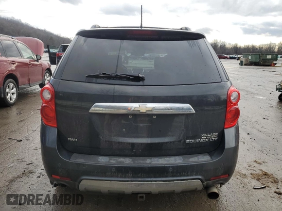 2013 Chevrolet Equinox LTZ with VIN 2GNFLGE31D6219552, listed as a Copart auction lot 85736864 with Not Provided miles and Salvage Title. Bid and sale history available at carsss.com. Image 6.