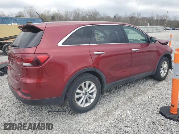 2020 Kia Sorento LX with VIN 5XYPG4A30LG641500, listed as a Copart auction lot 52823925 with 105,659 mi miles and Clean Title. Bid and sale history available at carsss.com. Image 3.