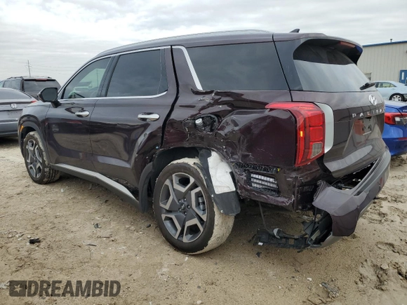 2024 Hyundai Palisade Limited z VIN KM8R54GE9RU738186, wystawiony jako Copart lot #45178775 z przebiegiem 8 593 mil mil oraz Szkoda całkowita • Salvage title. Historia ofert i sprzedaży dostępna na DreamBid. Obrazek 2.