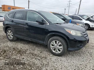 2012 Honda CR-V EX-L with VIN 5J6RM4H73CL018896, listed as a Copart auction lot 52771935 with 239,863 mi miles and Salvage Title. Bid and sale history available at carsss.com. Image 4.