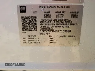 2023 Cadillac XT5 FWD Premium Luxury with VIN 1GYKNCR44PZ159038, listed as a Copart auction lot 50614465 with 11,781 mi miles and Salvage Title. Bid and sale history available at carsss.com. Image 14.