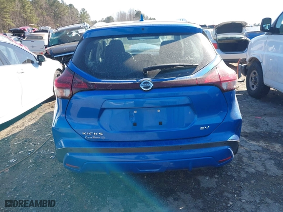 2021 Nissan Kicks SV with VIN 3N1CP5CV1ML494202, listed as a IAAI auction lot 41633128 with 77,887 mi miles. Bid and sale history available at carsss.com. Image 16.