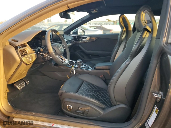 2024 Audi S5 Coupe Premium Plus with VIN WAUP4AF52RA037292, listed as a Copart auction lot 77352414 with 11,996 mi miles and Salvage Title. Bid and sale history available at carsss.com. Image 7.
