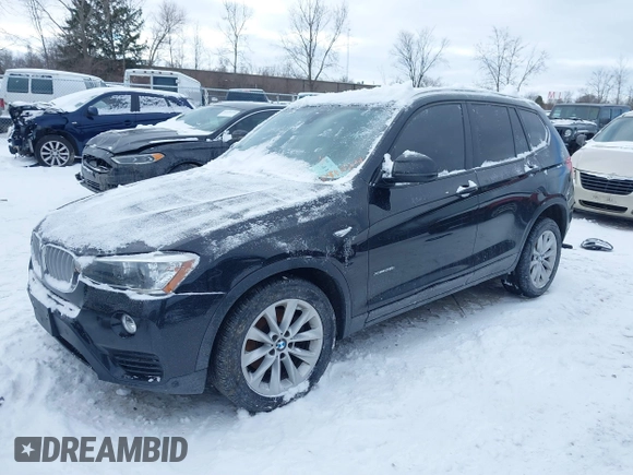 2016 BMW X3 xDrive28i with VIN 5UXWX9C56G0D91524, listed as a IAAI auction lot 41223291 with 200,605 mi miles. Bid and sale history available at carsss.com. Image 16.