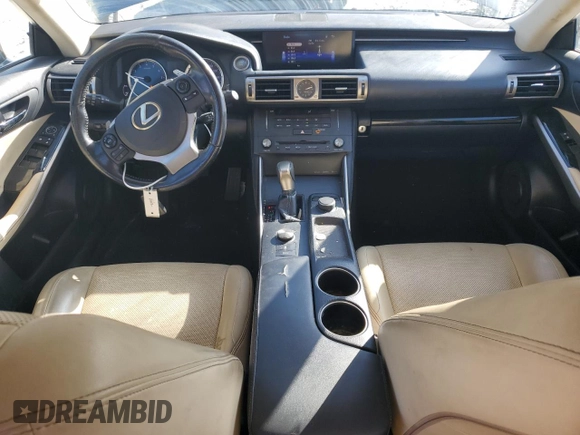 2015 Lexus IS with VIN JTHBF1D27F5079024, listed as a Copart auction lot 52171065 with 100,534 mi miles and Salvage Title. Bid and sale history available at carsss.com. Image 8.