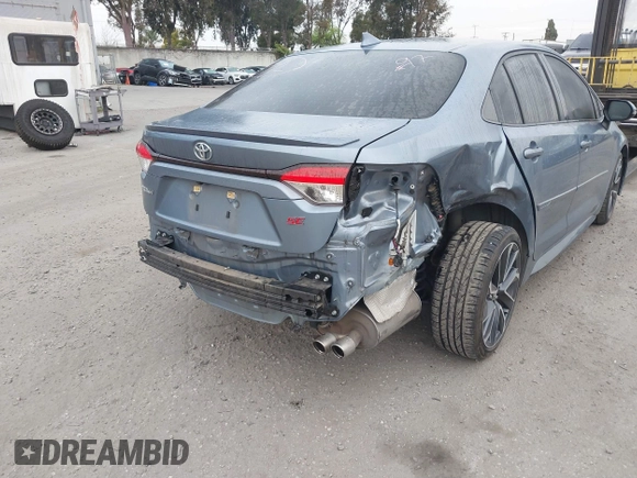 2020 Toyota Corolla SE with VIN JTDS4RCE9LJ019928, listed as a IAAI auction lot 41705356 with 33,456 mi miles and . Bid and sale history available at DreamBid. Image 6.