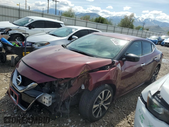 2016 Nissan Maxima SR z VIN 1N4AA6AP3GC439711, wystawiony jako Copart lot #55790285 z przebiegiem 94 680 mil mil oraz Szkoda całkowita • Salvage title. Historia ofert i sprzedaży dostępna na DreamBid. Obrazek 1.