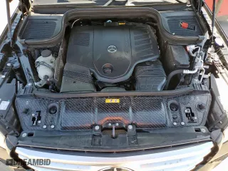 2024 Mercedes-Benz GLS with VIN 4JGFF5KE0RB220587, listed as a Copart auction lot 52364565 with 9,656 mi miles and Salvage Title. Bid and sale history available at carsss.com. Image 12.