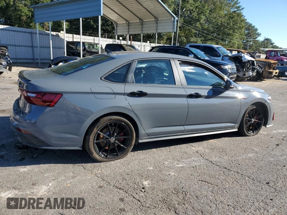 2024 Volkswagen Jetta 40th Anniversary Edition with VIN 3VW8T7BU2RM030871, listed as a Copart auction lot 80944464 with 11,943 mi miles and Salvage title. Bid and sale history available at DreamBid. Image 3.