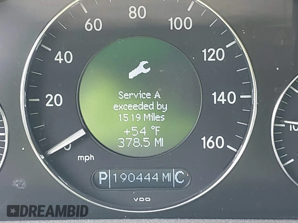 2005 Mercedes-Benz E 320 with VIN WDBUH65J45A624043, listed as a IAAI auction lot 41808006 with 190,444 mi miles and . Bid and sale history available at DreamBid. Image 15.