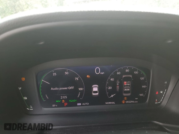 2023 Honda Accord Touring with VIN 1HGCY2F84PA028341, listed as a Copart auction lot 54060315 with 55,296 mi miles and Salvage title. Bid and sale history available at DreamBid. Image 9.